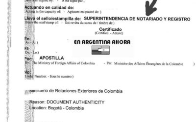 Apostilla de la HAYA en Colombia