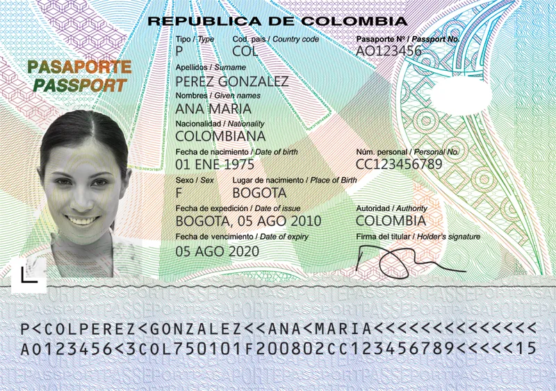 Tramitar el pasaporte colombiano