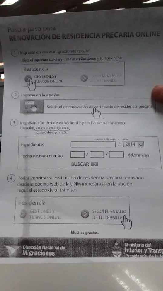 Cómo renovar su residencia precaria Online