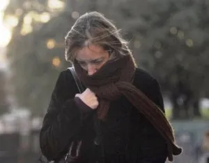 Una persona con frio