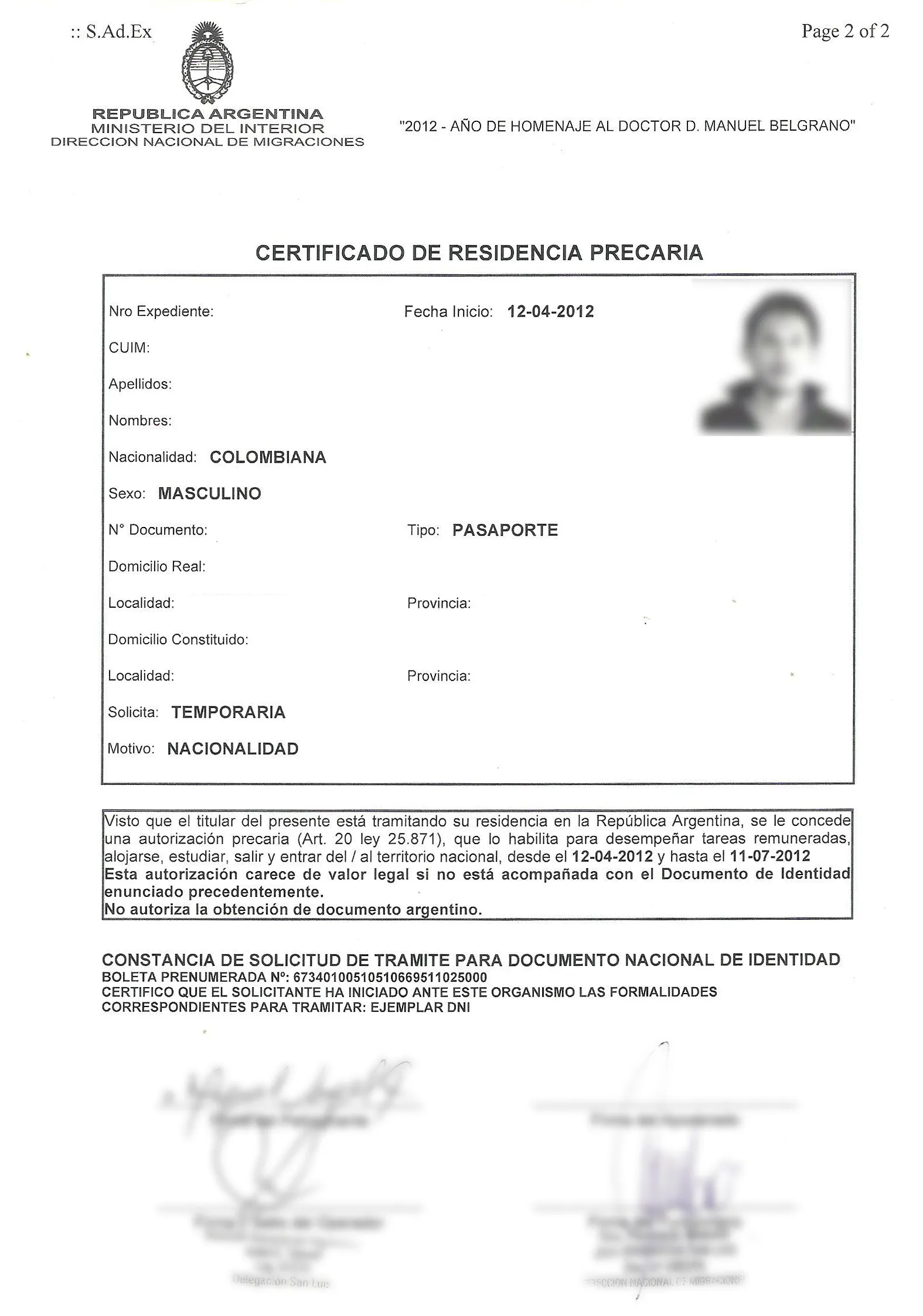 Precaria