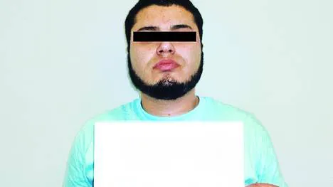 Uno de los supuestos "cerrachorros" Colombianos detenidos por la P.F.A