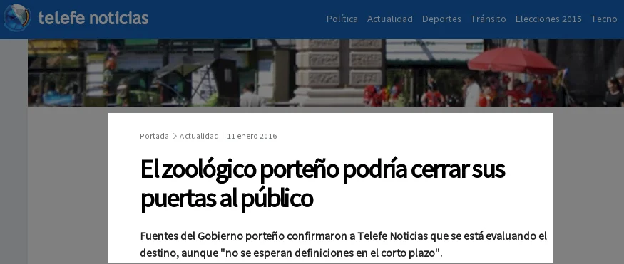 Zoológico de Buenos Aires: ¿se cierra o no se cierra?