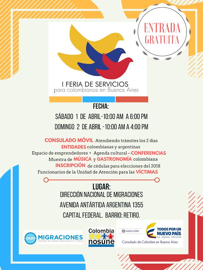 1ra Feria de Servicios - Consulado Colombiano en Argentina